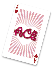 Ace Female Playing Card - Created by Steven Parry - www.stevenparry.net