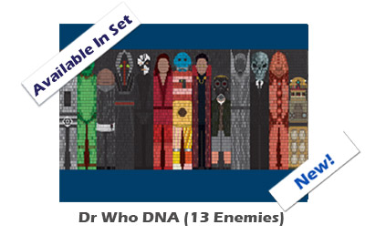 Dr who DNA 13 enemies Notecard