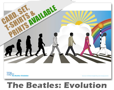 Beatles Evolution Print