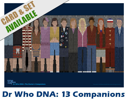 Dr Who DNA 13 Companions Print