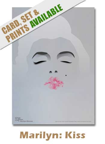 Marilyn Kiss Print