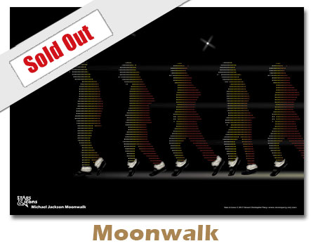 Michael Jackson Moonwalk Print