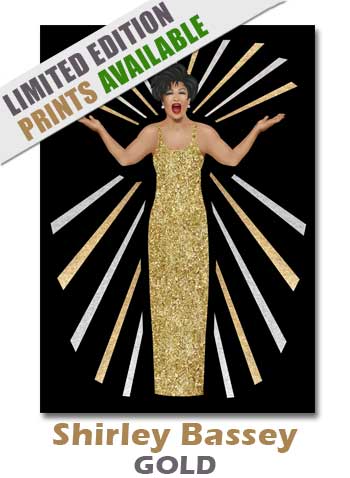 Shirley Bassey: Gold  Print