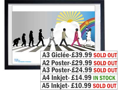 The Beatles - Evolution Print