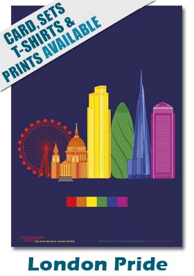 City Icons Up Close London Pride Print
