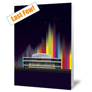 Royal Festival Hall Night Card