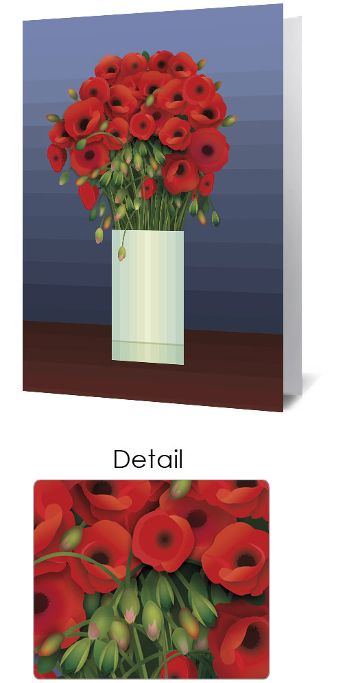 Vincent's Poppies Notecard £3.99