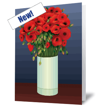 Vincents Poppies Card