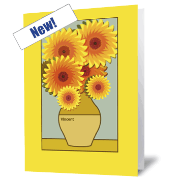 Vincents Sunflowers Card