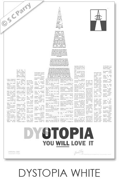 Dystopia White Print