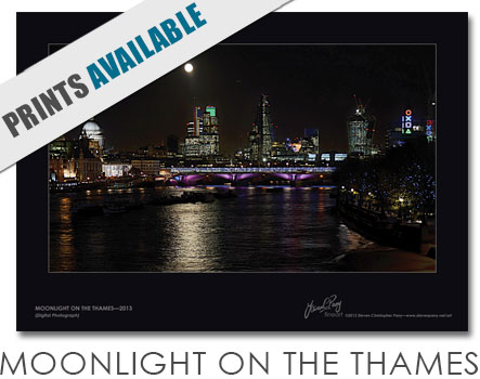 MoonLight On The Thames