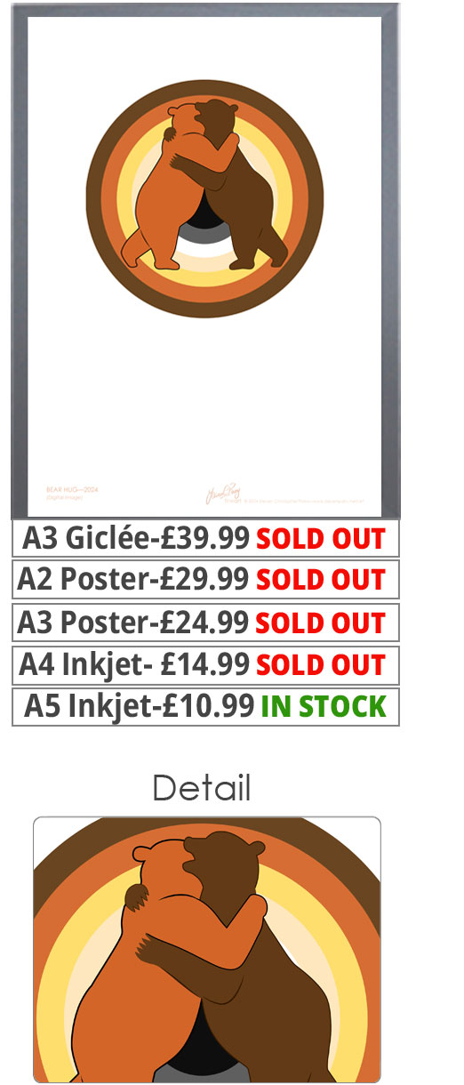 Bear Hug Print - Price From 10.99