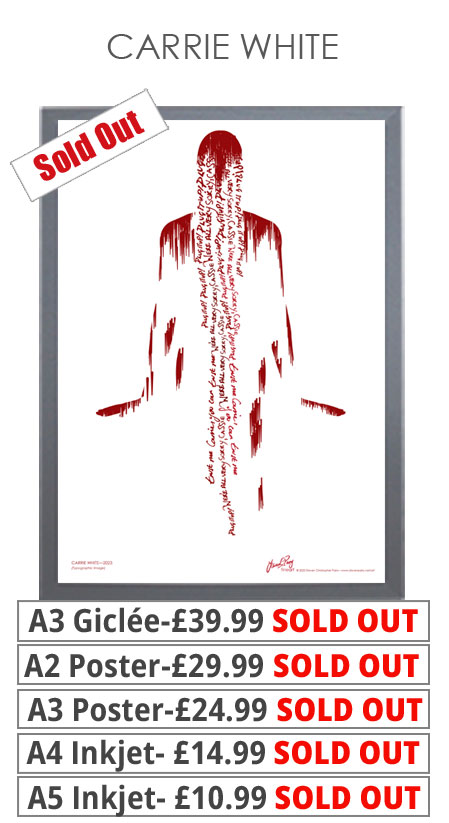 Carrie White - Prints & Posters from £10.99