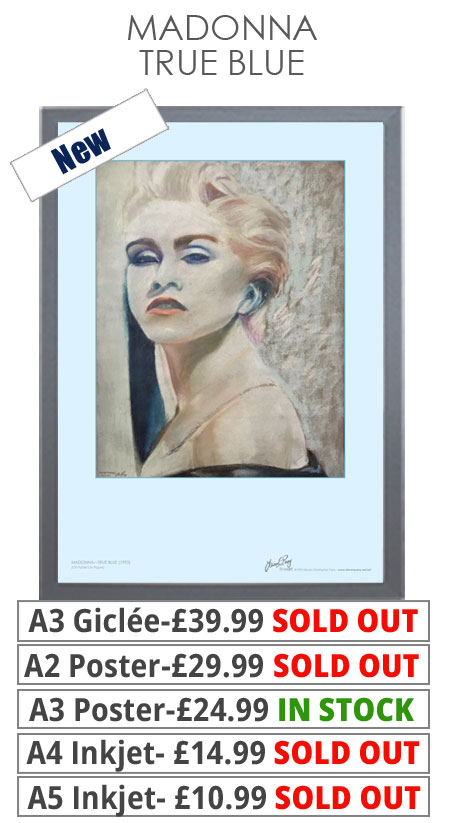 Madonna True Blue - Prints & Posters from £10.99