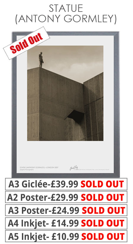 Statue (Antony Gormley) - Prints & posters from £10.99