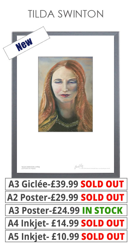 Tilda Swinton - Prints & Posters from £10.99