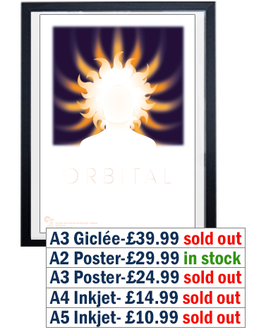 Orbital The Girl With The Sun In Her Head Print