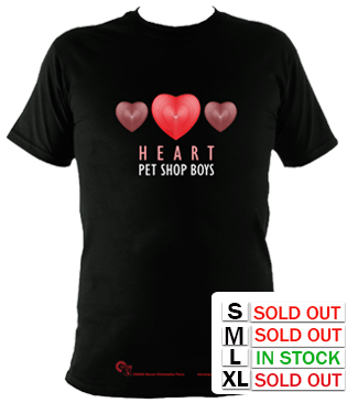 Pet Shop Boys Heart T Shirt