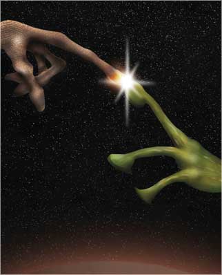 Mash-Ups: E.T. Meets Tripod Martian